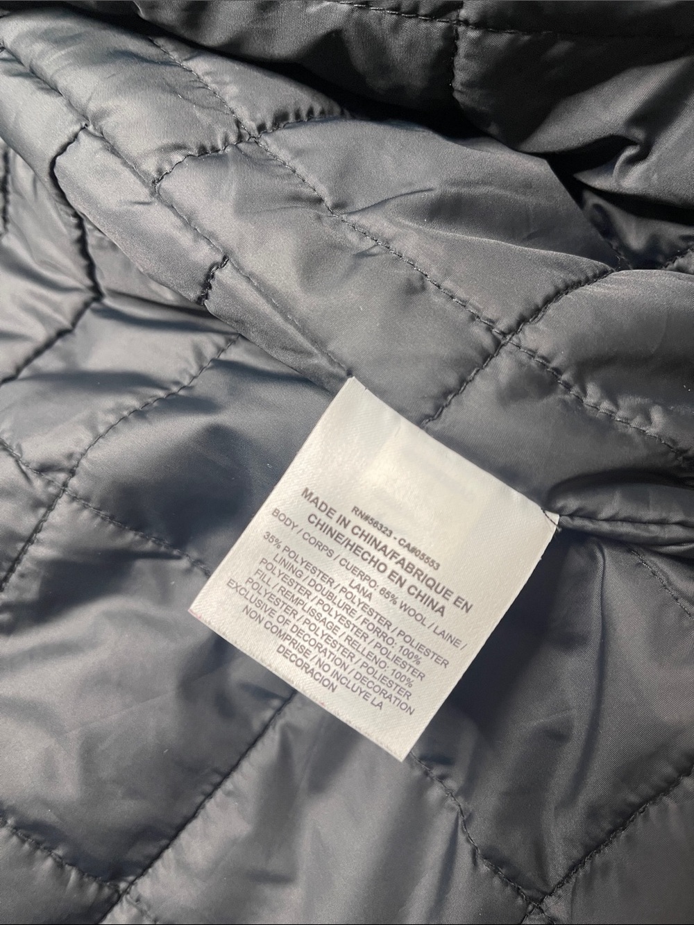 Nike Men's Warm Wool Blend Casual Jacket - Picture 8 of 13